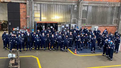 Group image of a gathered MAKEEN Energy team