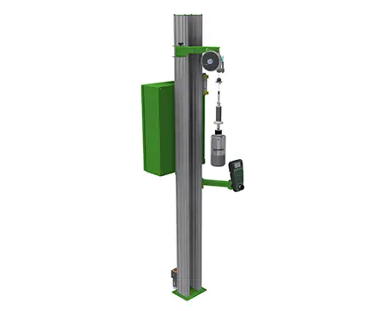3D illustration of valve leak detector manual stand-alone