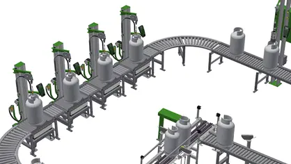 Image of Roller conveyor system