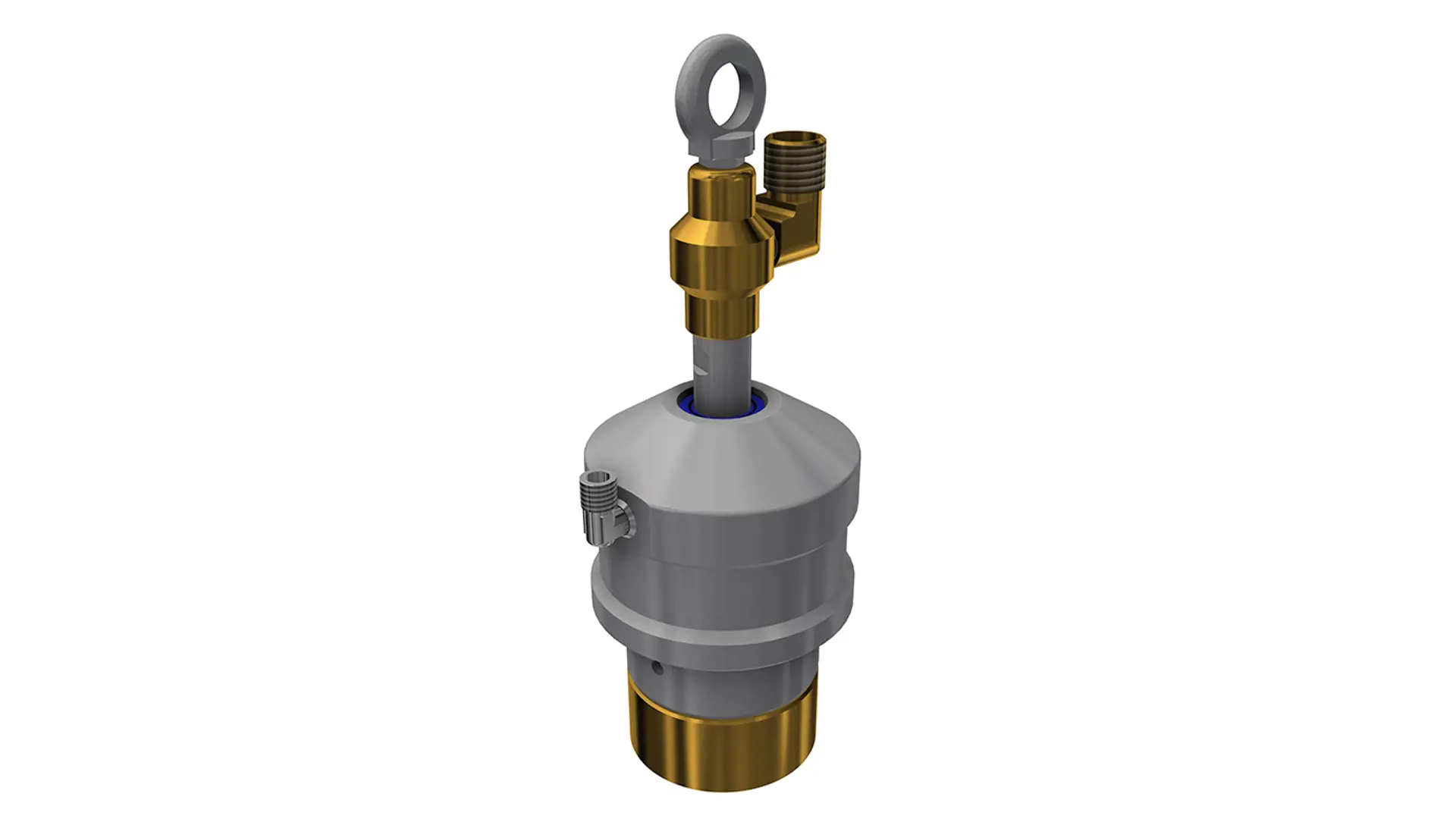 3D illustration of semi-automatic filling head for centre valves